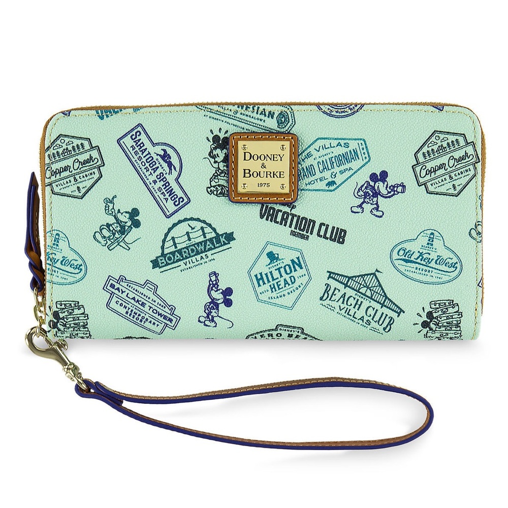 Dooney & Bourke Mint Green Disney Wristlet NWOT